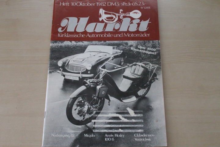 Deckblatt Oldtimer Markt (10/1982)